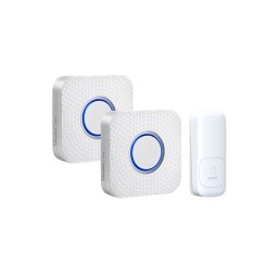 Zvonček bezdrôtový GETI GWDK208W kinetický sada