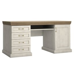 Kondela PC stôl, 147x55cm, sosna nordická, dub divoký, ROYAL B1