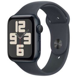 Apple Watch SE GPS 44mm Midnight Aluminium Case with Midnight Sport Band - SM MXEJ3QCA