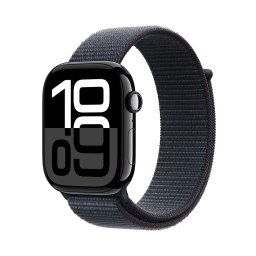 Apple Watch Series 10 GPS 42mm Jet Black Aluminium Case with Ink Sport Loop MWWG3QCA