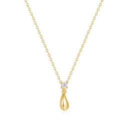 Olivie Strieborný náhrdelník KAPKA GOLD 9066