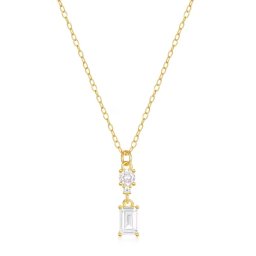 Olivie Strieborný náhrdelník DIANA GOLD 9067