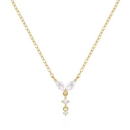 Olivie Strieborný náhrdelník VIOLA GOLD 9068
