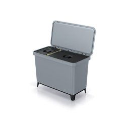 Kôš odpadkový SYSTEMA svetlo šedý 1x10l+1x23l