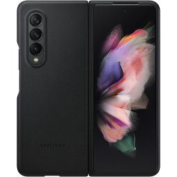 Samsung Kožený Kryt pre Galaxy Z Fold3 5G Black EF-VF926LBEGWW