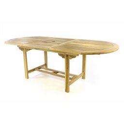 Záhradný oválny stôl DIVERO - rozťahovateľný - 170/230 cm