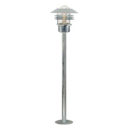 Nordlux Pozinkovaný záhradný stĺpik Vejers pre žiarovku E27 92cm 25118031