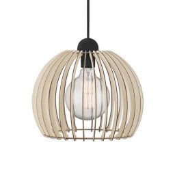 Nordlux Drevený závesný luster Chino pre žiarovku E27 ø30cm 84833014