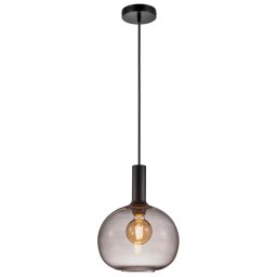 Nordlux Závesný luster z dymového skla Alton pre žiarovku E27 ø25cm 47313047