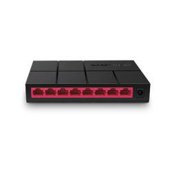 MERCUSYS MS108G 8-port 101001000M mini Desktop Switch, 8 101001000M RJ45 ports, Plastic case MS108G
