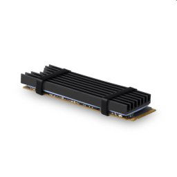 AXAGON CLR-M2L6, hliníkový pasívny chladič pre M.2 2280 SSD, výška 6 mm CLR-M2L6