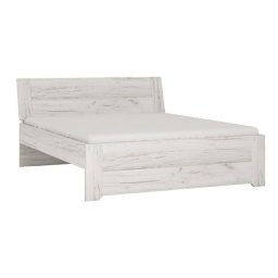 Posteľ, 140x200, dub white craft, HESTRA TYP 91