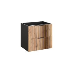 Kúpeľňová skrinka CMD XILO BLACK WOTAN 82-60-D2S čierne-dub wotan