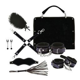 RS Soiree Kinky Me Softly - BDSM sada na zvzovanie - ierna (7 ks)