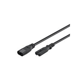Kábel predlžovací C7/C8 GOOBAY 97201 2m Black
