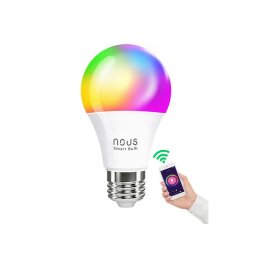 Smart LED žiarovka E27 9W RGB NOUS P3 WiFi Tuya