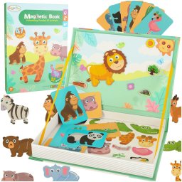 47-dielna magnetick skladakov kniha - safari