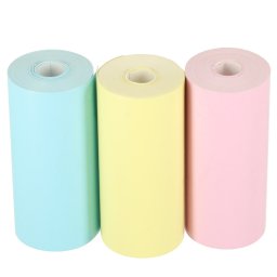 3 ks farebnch papierovch roliek pre mini termlnu tlaiare 5,7 cm x 3 m