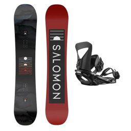 Salomon set Pulse+Pact Black 22/23 grey/red 152