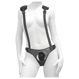 Body Dock - ierne pripnaten spodky s ramienkami