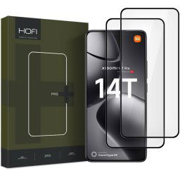 Hofi Pro+ Tvrdené sklo, Xiaomi 14T / 14T Pro, 2 kusy, čierne