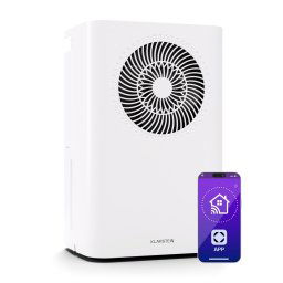 Klarstein CircleDry Smart 16 L odvlhčovač vzduchu, 16 L/deň, 290 W, 32 m², WiFi, časovač, filter