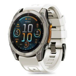 Tech-Protect Silicone remienok na Garmin Fenix 5S / 5S Plus / 6S / 6S Pro / 7S / 8 43mm, titanium
