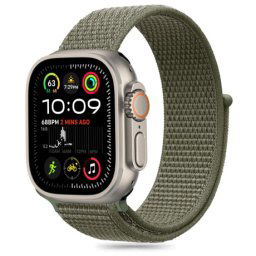 Tech-Protect Nylon remienok na Apple Watch 44/45/46/49mm, cargo khaki