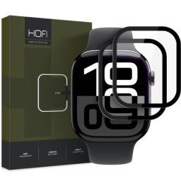 HOFI Glass Pro Watch 2x ochranné sklo na Apple Watch 10 (46 mm), čierne