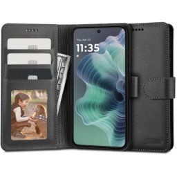 Tech-Protect Wallet knižkové puzdro na Motorola Moto G35 5G, čierne