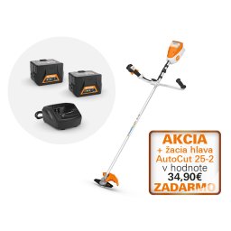 Akumulátorový krovinorez STIHL FSA 80 Variant: 2x akumulátor AK30 a nabíjačkou AL101