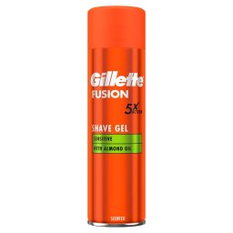 Gillette Fusion 5 Sensitive Skin gél na holenie 200 ml