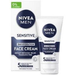 Nivea Men Sensitive 24h hydration krém na tvár 75ml