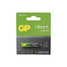 Batérie AAA (R03) alkalická GP Ultra Plus 4ks