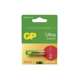 Batéria AAA (R03) alkalická GP Ultra 8ks