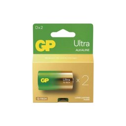 Batéria D (LR20) alkalická GP Ultra 2ks