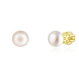 Olivie Náušnice 7mm PERLY AAA GOLD 9117
