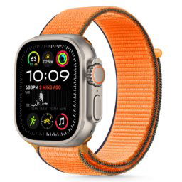 Tech-Protect Nylon remienok na Apple Watch 44/45/46/49mm, kumquat