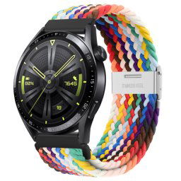 BStrap Elastic Nylon 2 remienok na Huawei Watch GT 42mm, rainbow (SSG027C0202)