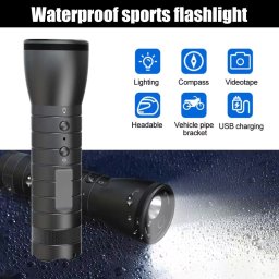 Kamera v baterke LED s FULL HD rozlíšenie + 120° uhol s IPX6 vodeodolné + držiaky
