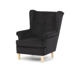 Autronic, Kreslo ušiak, čierna látka, AK-388 BK2