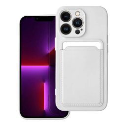 Forcell Card Case obal, iPhone 14 Pro, bialy