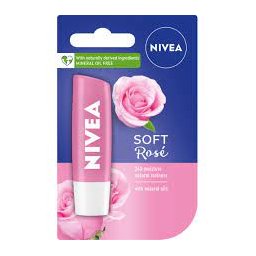 Nivea Soft rose tyčinka na pery 4,8g