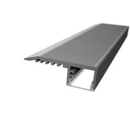 LED Solution Schodiskový profil pre LED pásiky SCH1 Vyberte variantu a dĺžku: Profil + Nacvakávacie čierny difúzor 2m LP402_LP-UNICOV1-BLK