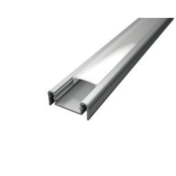 LED Solution Nástenný profil pre LED pásiky N9 Vyberte variantu a dĺžku: Profil + Nacvakávacie opálový difúzor 2m LP113_LP-UNICOV1-MLK