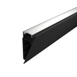 LED Solution Nástenný profil pre LED pásiky N10 čierny Vyberte variantu a dĺžku: Profil + Nacvakávacie čierny difúzor 2m LP403B_LP-UNICOV1-BLK