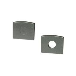 LED Solution Koncovka vstavaného profilu V10, V11, V14 šedá Vyberte variantu: Koncovka s otvorom LP309S-END-HOLE