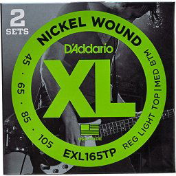Struny na elektrickú basgitaru EXL165TP /2 sady/ D´Addario