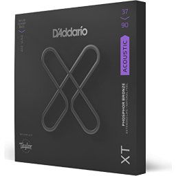 Struny na akustickú basgitaru XTB 37-90 Phosphor Bronze Coated D´Addario