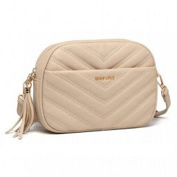 Hnedá malá crossbody kabelka na rameno "La Zolla"